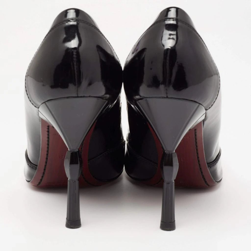 商品[二手商品] Louis Vuitton|Louis Vuitton Black Patent Leather Embellished Buckle Pumps Size 38,价格¥1306,第5张图片详细描述