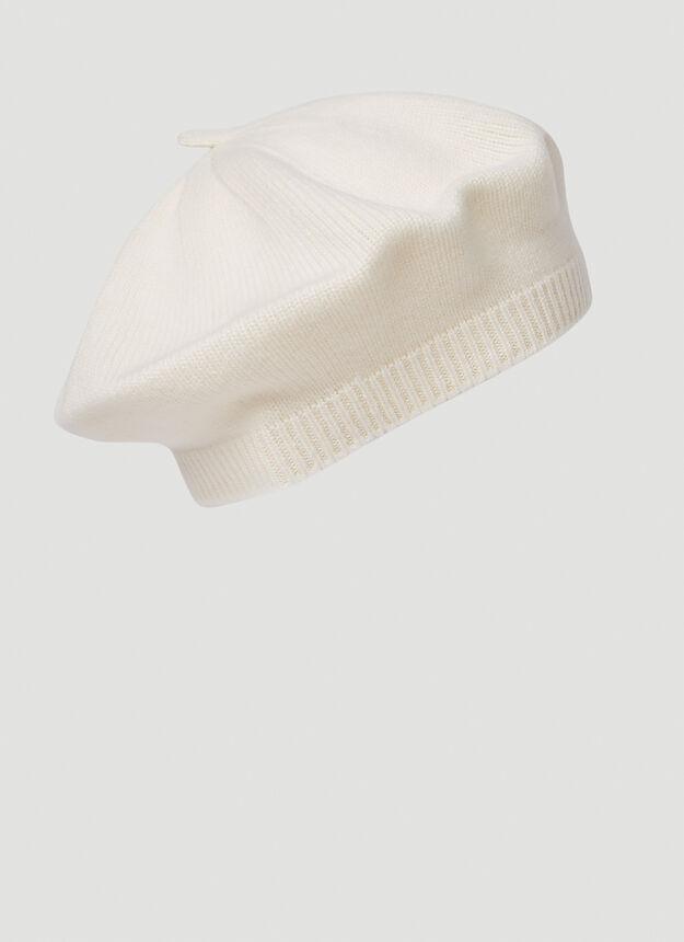 商品Max Mara|Sampang Cashmere Beret in White,价格¥786,第1张图片