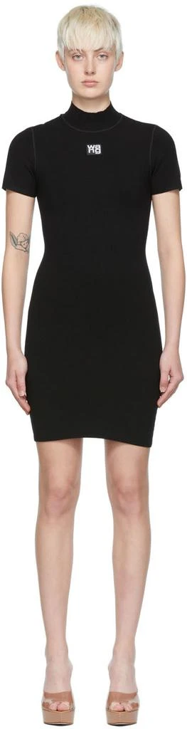 商品Alexander Wang|黑色粘纤连衣裙,价格¥4178,第1张图片