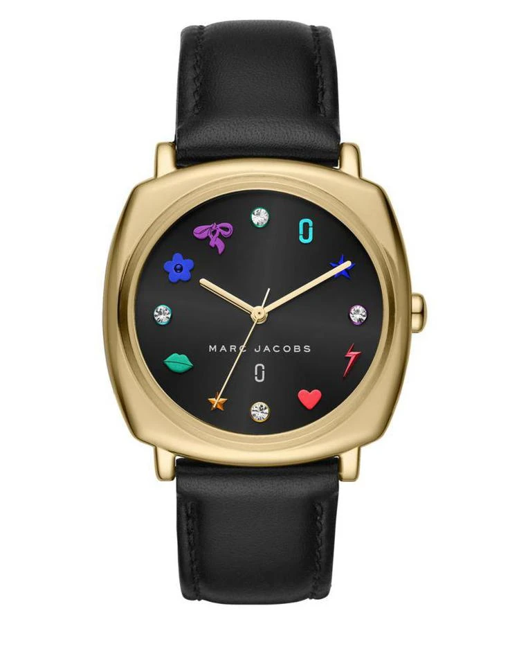 商品Marc Jacobs|Mandy Leather-Strap Bracelet,价格¥1691,第2张图片详细描述