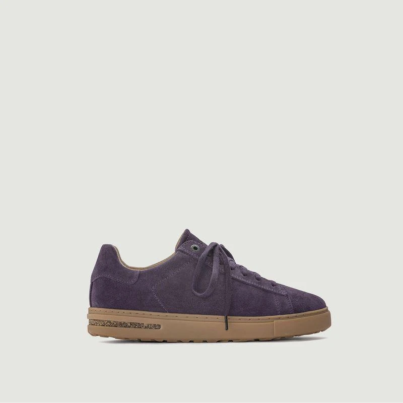 商品Birkenstock|Bend suede low top sneakers Dark berry BIRKENSTOCK,价格¥1231,第1张图片