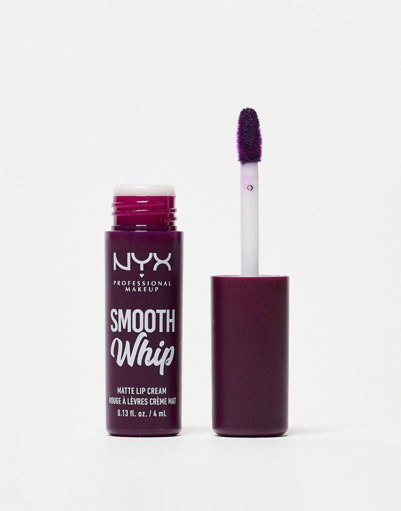 商品NYX Professional Makeup|NYX Professional Makeup x ASOS Exclusive Smooth Whip Matte Lip Cream - Berry Bed Sheets,价格¥66,第1张图片