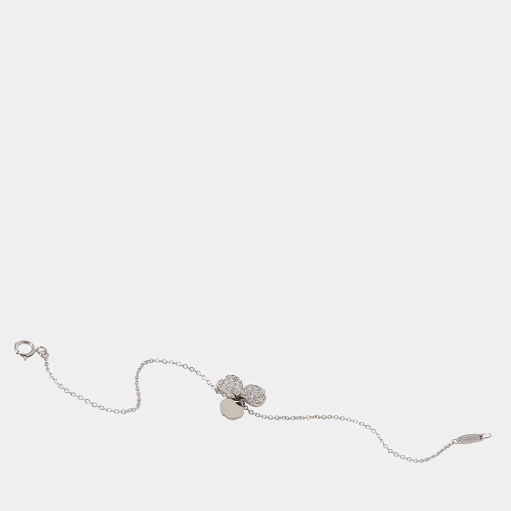 商品[二手商品] Tiffany & Co.|Tiffany & Co. Paper Flowers Diamond Bracelet in 950 Platinum 0.17 CTW,价格¥15531,第4张图片详细描述