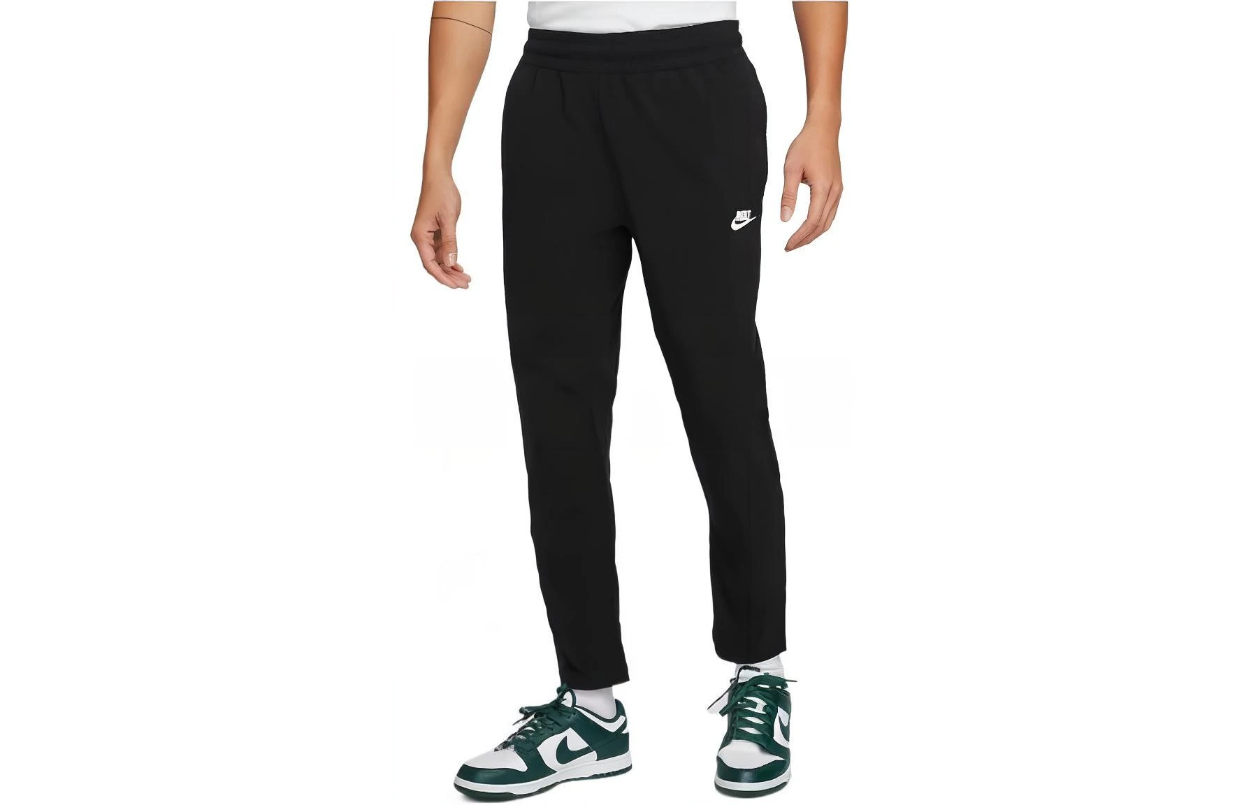 商品[国内直发] NIKE|Logo印花束脚针织运动裤 男款 黑色,价格¥391,第1张图片