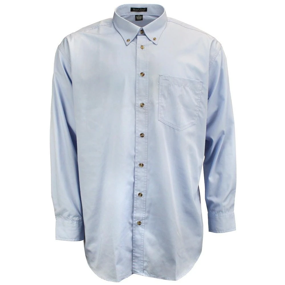 商品River's End|EZCare Woven Long Sleeve Button Up Shirt,价格¥99,第1张图片