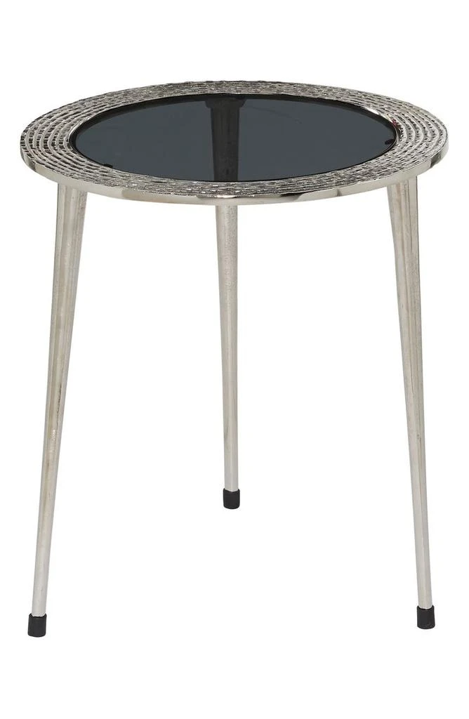 商品VIVIAN LUNE HOME|Silver Aluminum Contemporary Accent Table,价格¥1151,第1张图片