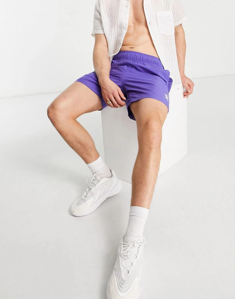 商品Adidas|adidas Originals Essentials swim shorts in purple,价格¥265,第3张图片详细描述