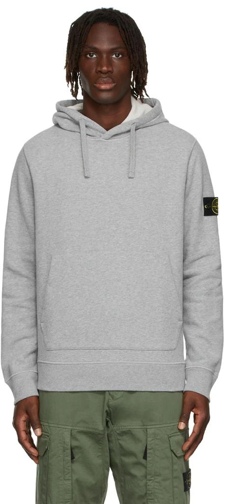 商品Stone Island|Grey Classic Hoodie,价格¥1759,第1张图片