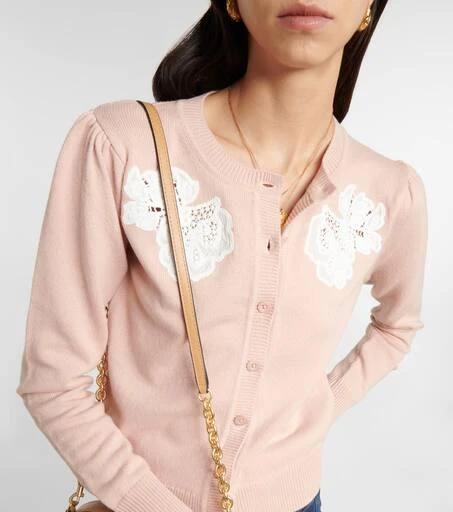 商品See by Chloé|Floral-embroidered cardigan,价格¥2278,第4张图片详细描述