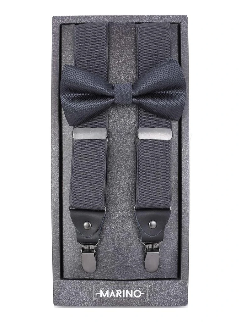 Canvas Twill 1.25Inch Wide Suspender and Bow Tie Set 商品