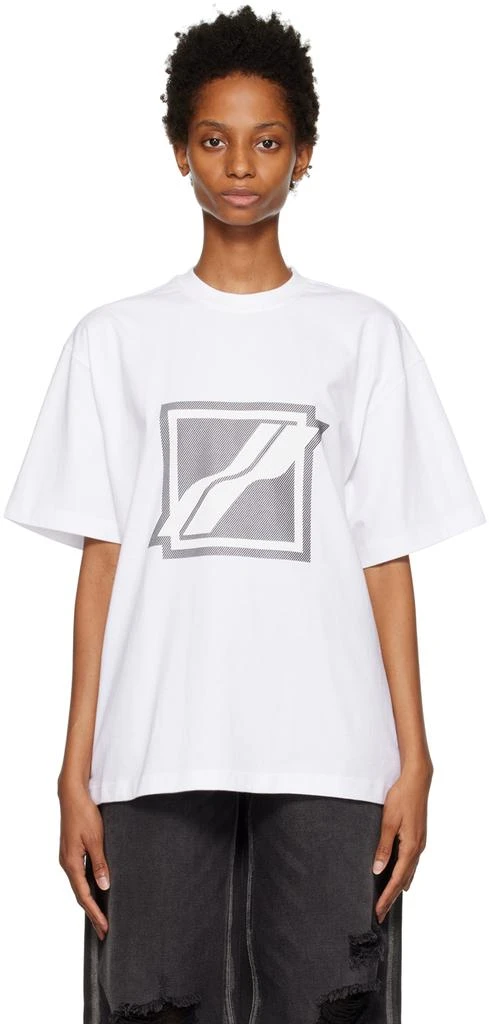 商品We11done|White Bonded T-Shirt,价格¥1029,第1张图片