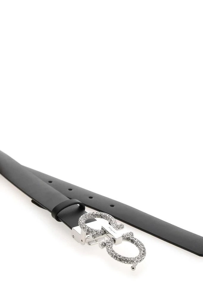 商品Salvatore Ferragamo|Salvatore Ferragamo Gancini Logo Plaque Belt,价格¥2510,第4张图片详细描述