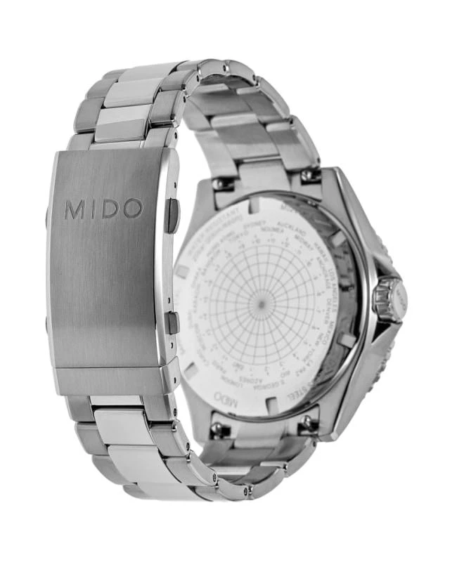 商品MIDO|Mido Ocean Star GMT Blue Dial Steel Men's Watch M0266291104100,价格¥8278,第4张图片详细描述