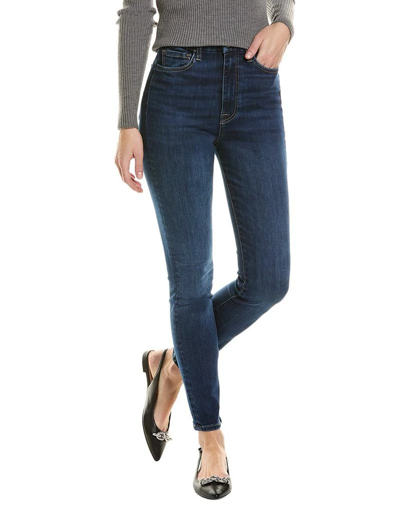 商品7 For All Mankind|Sophie Blue Ultra High-Rise Skinny Jean,价格¥636,第1张图片