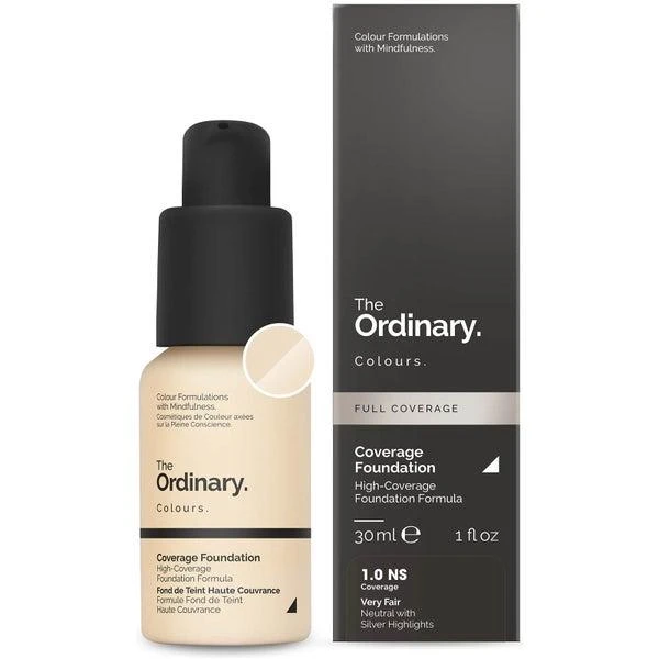 商品The Ordinary|高遮瑕粉底液,价格¥65,第1张图片