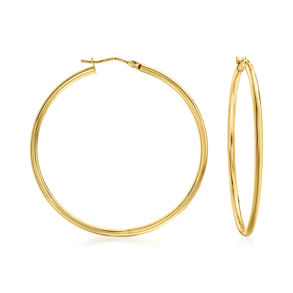 商品Ross-Simons|Italian 2mm 18kt Yellow Gold Hoop Earrings,价格¥2951,第1张图片