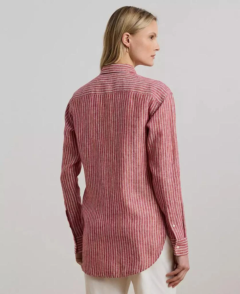 商品Ralph Lauren|Women's Relaxed-Fit Striped Linen Shirt, P/XS-3X,价格¥553,第2张图片详细描述