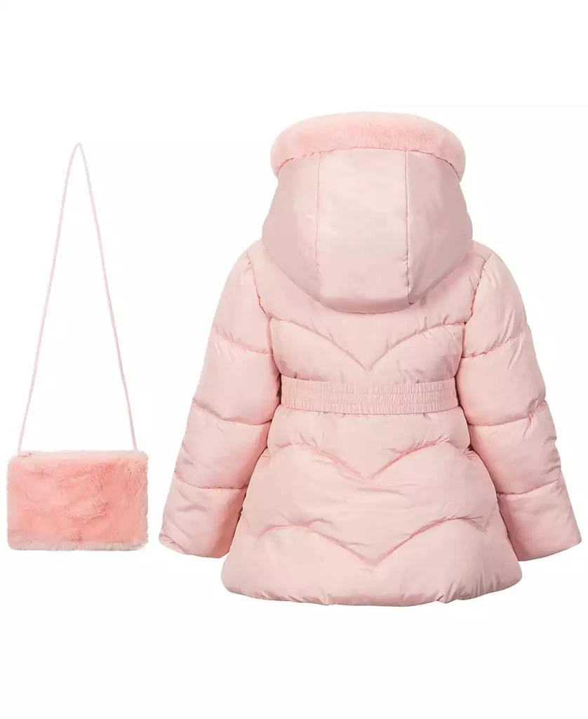 商品S Rothschild & CO|Toddler and Little Girls 2-Piece Belted Coat and Purse Set,价格¥332,第2张图片详细描述
