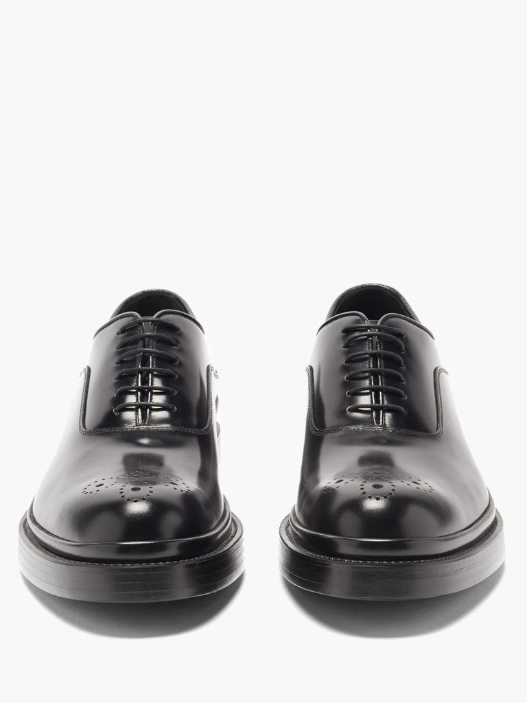 商品Prada|Spazzolato-leather Oxford shoes,价格¥5630,第5张图片详细描述