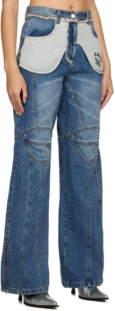 商品ANDERSSON BELL|Blue Madison Contoured Jeans,价格¥1883,第2张图片详细描述