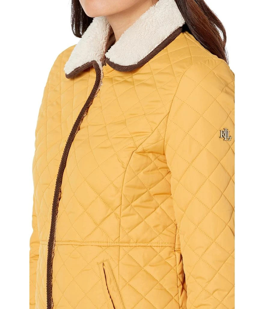 商品Ralph Lauren|Quilted Jacket w/ Berber Trim,价格¥450,第3张图片详细描述