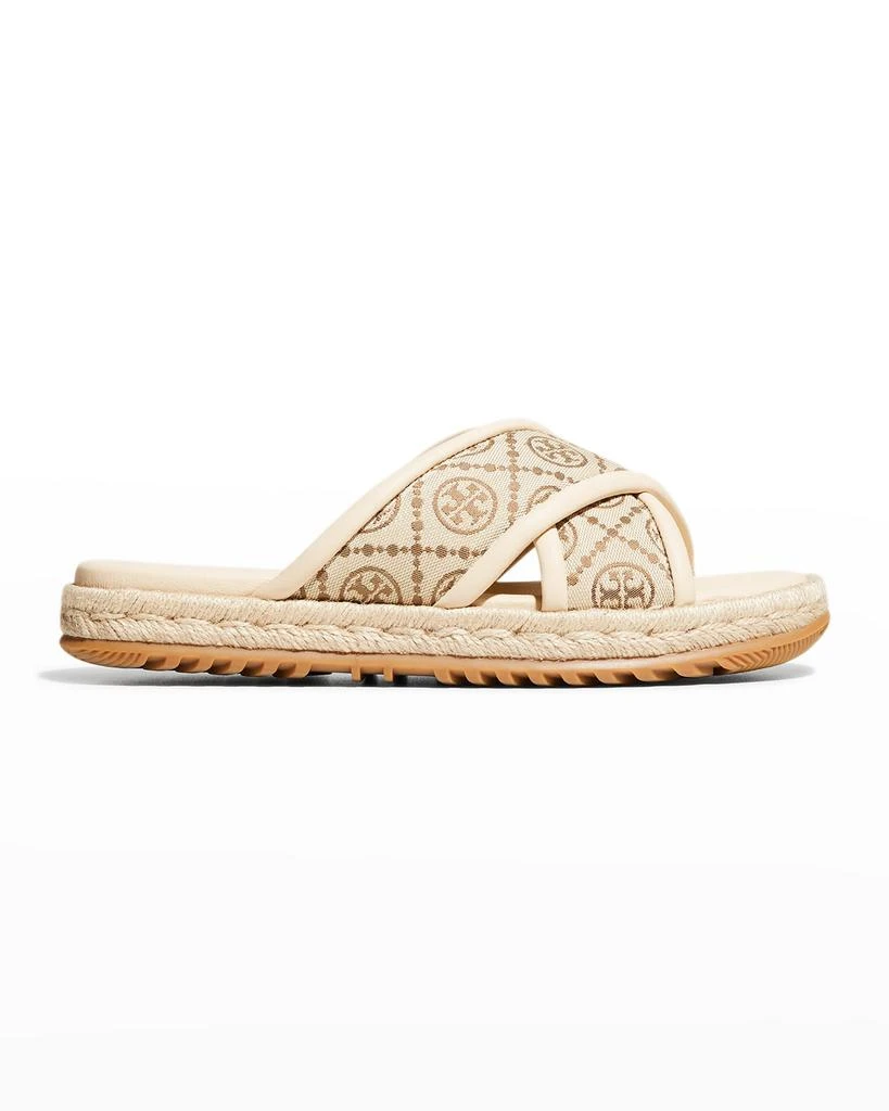 商品Tory Burch|T Monogram Crisscross Espadrille Sandals,价格¥1390,第1张图片