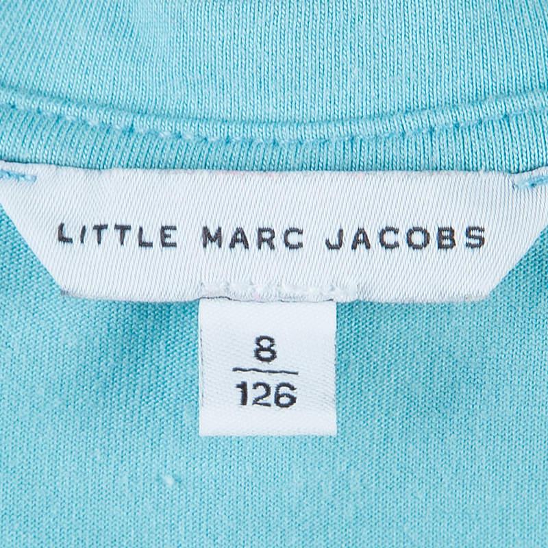 Little Marc Jacobs Blue Graphic Print Short Sleeve T Shirt 8 Yrs商品第9张图片规格展示