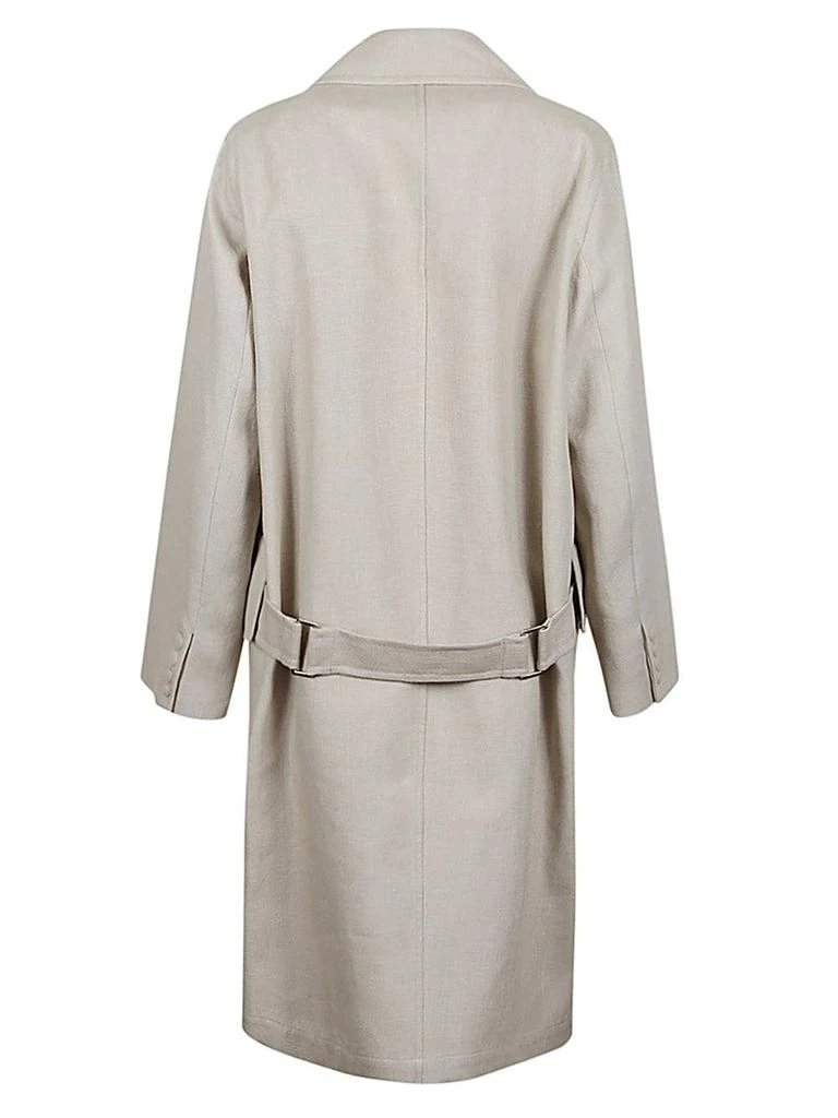 商品Max Mara|Max Mara Double-Breasted Long-Sleeved Coat,价格¥4819,第2张图片详细描述