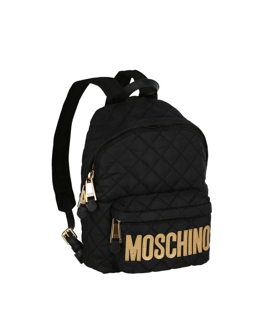 商品Moschino|Quilted Logo Backpack,价格¥2704,第2张图片详细描述