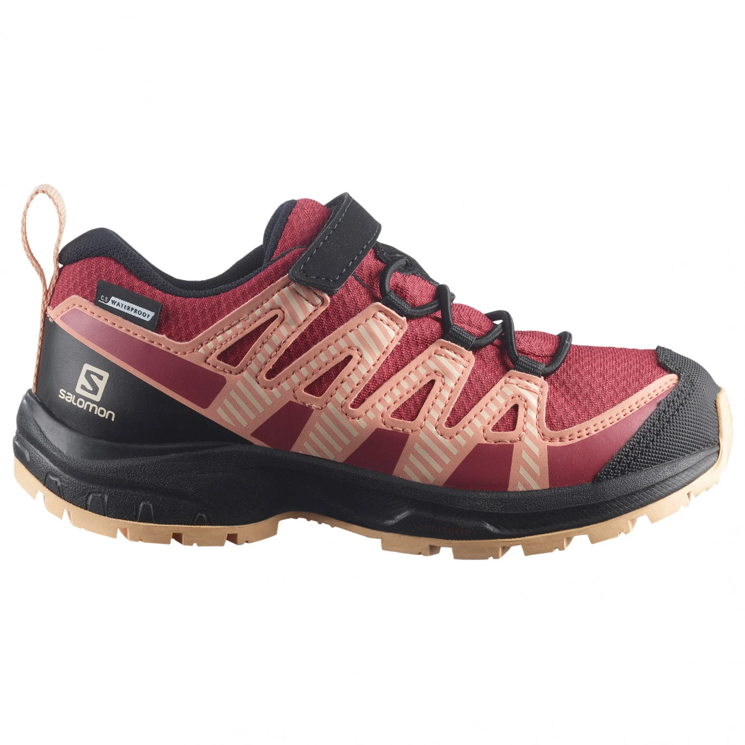 商品【预售7天】 Salomon|Salomon 男童运动鞋 7021984EARTHREDBLACKALMONDCREAM 花色,价格¥940,第1张图片