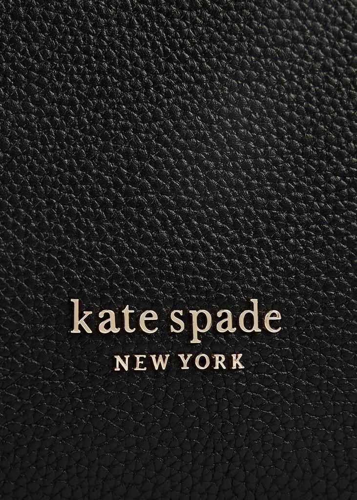 商品Kate Spade|Knott large black leather tote,价格¥2638,第5张图片详细描述