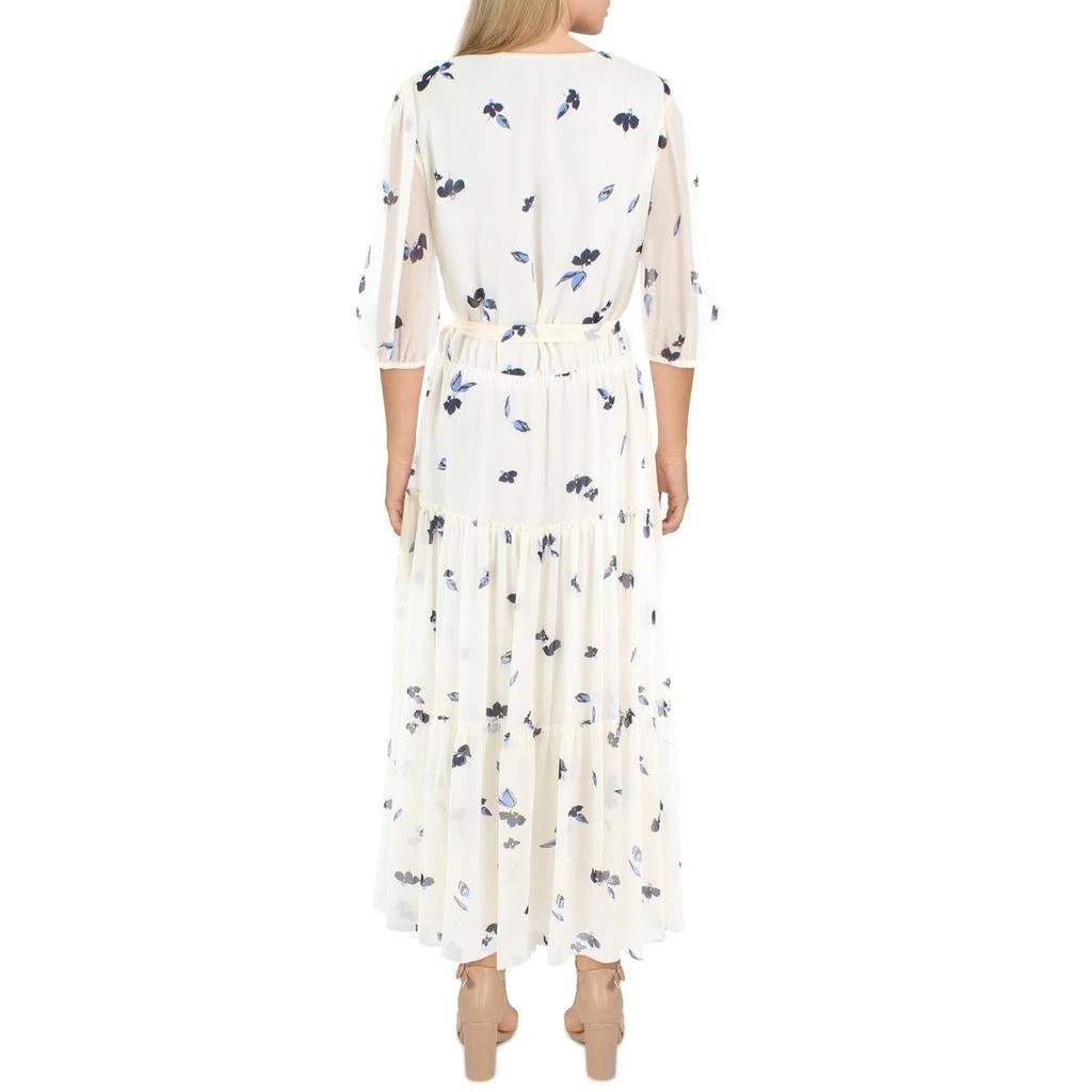 商品Ralph Lauren|Lauren Ralph Lauren Womens Printed Sheer Shift Dress,价格¥285,第2张图片详细描述