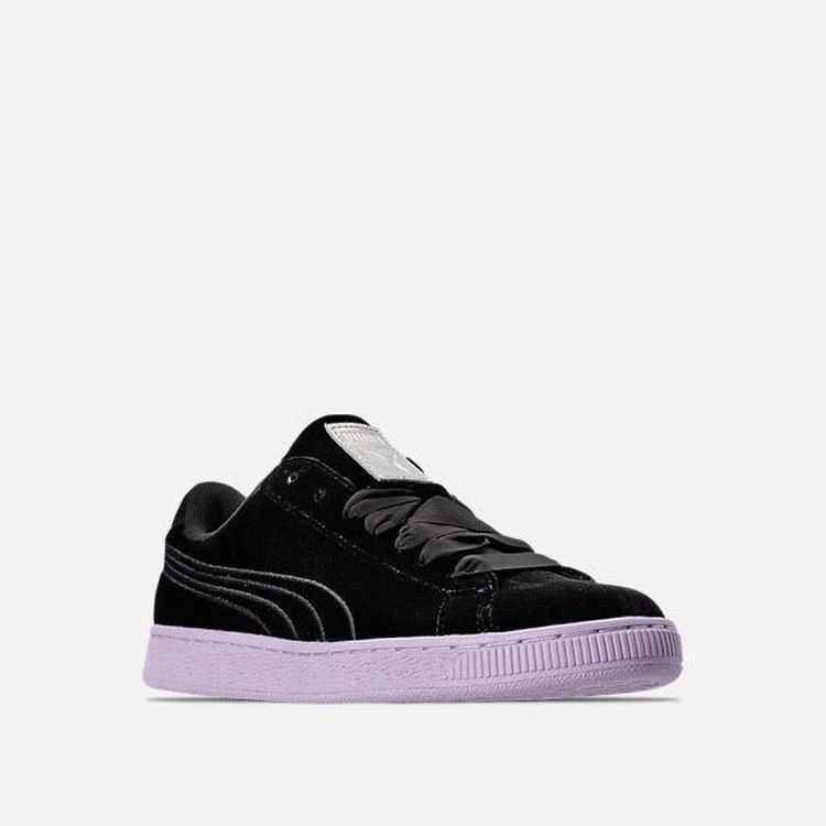 商品Puma|Women's Puma Basket Classic Velour Casual Shoes,价格¥409,第1张图片