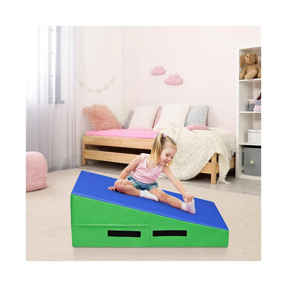 商品Costway|Incline Gymnastics Mat Wedge Ramp Fitness Skill Tumbling Exercise Mat,价格¥697,第2张图片详细描述
