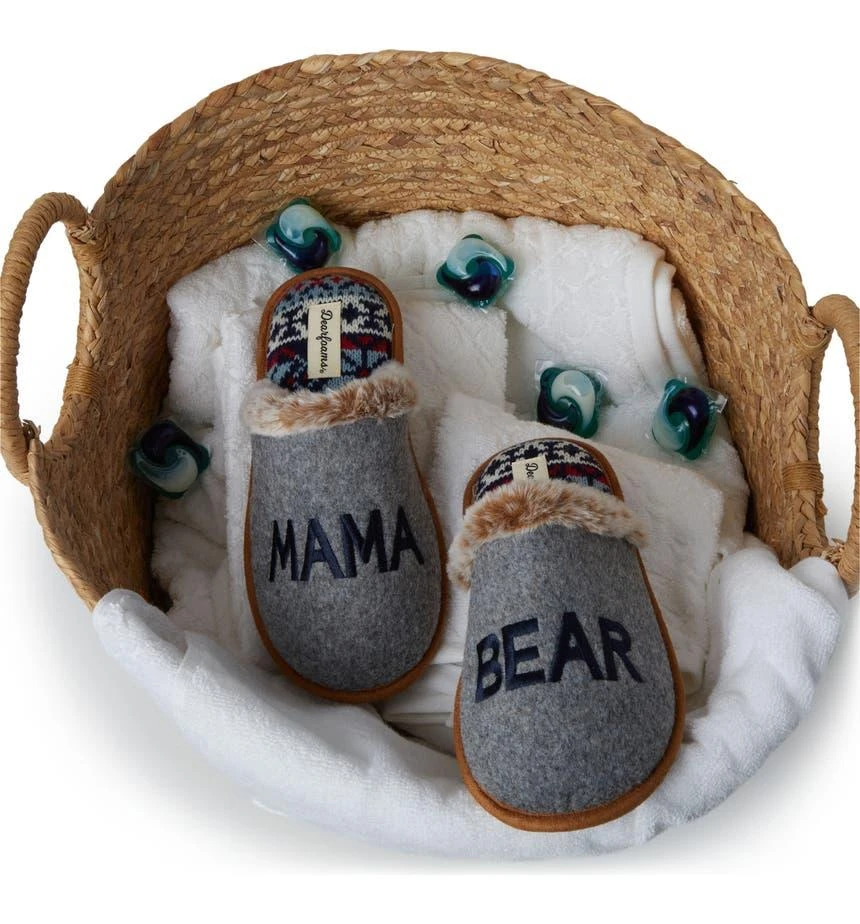 Mama Bear Faux Fur Scuff Slipper 商品