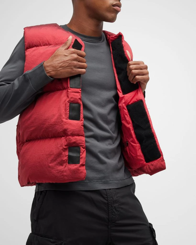 Men's Nylon Grip-Strap Puffer Vest 商品