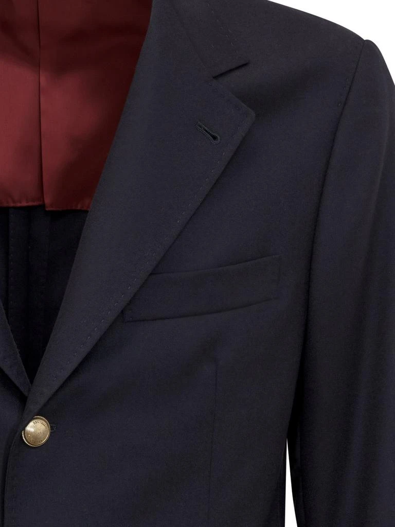 商品Brunello Cucinelli|Brunello Cucinelli Single-Breasted Tailored Blazer,价格¥10589,第3张图片详细描述