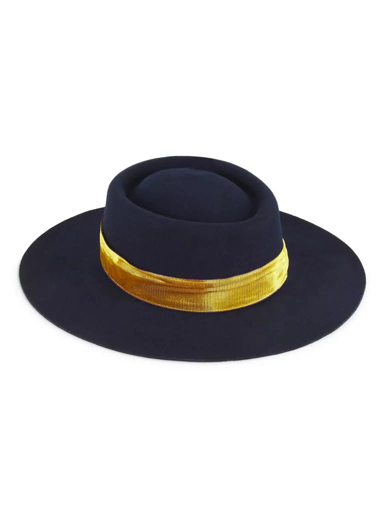 商品Monrowe|Telescope Velvet Band Fedora,价格¥1443,第1张图片