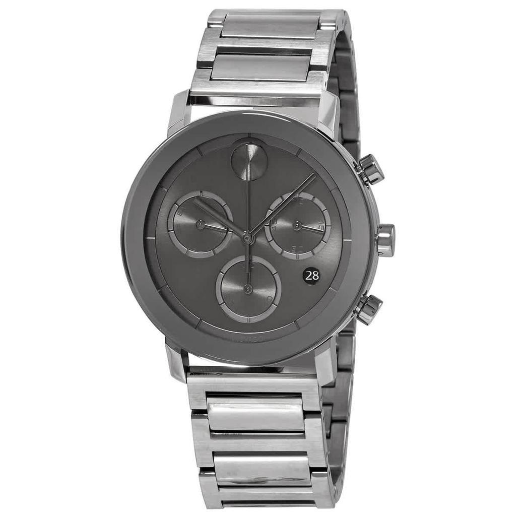 商品Movado|Movado BOLD Evolution Chronograph Quartz Grey Dial Mens Watch 3600685,价格¥2531,第1张图片