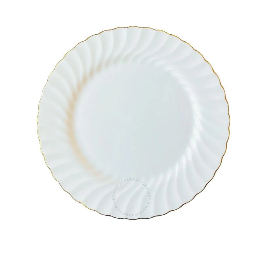 商品Wedgwood|Open Box - Wedgwood Gold Chelsea (Bone) Dinner White Plate,价格¥217,第1张图片