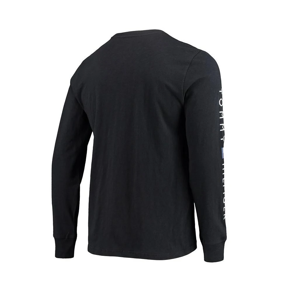 商品Tommy Hilfiger|Men's Black Pittsburgh Steelers Peter Long Sleeve T-shirt,价格¥490,第3张图片详细描述