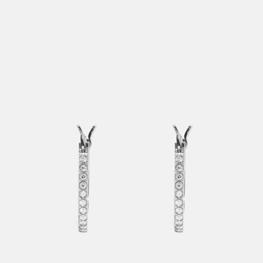 商品Coach|Coach Women's Pave Huggie Earrings - Sv/Clear,价格¥358,第1张图片