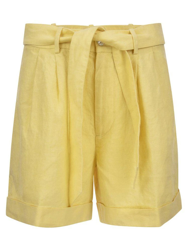 商品Ralph Lauren|Polo Ralph Lauren Belted Turn-Up Cuff Shorts,价格¥957,第1张图片