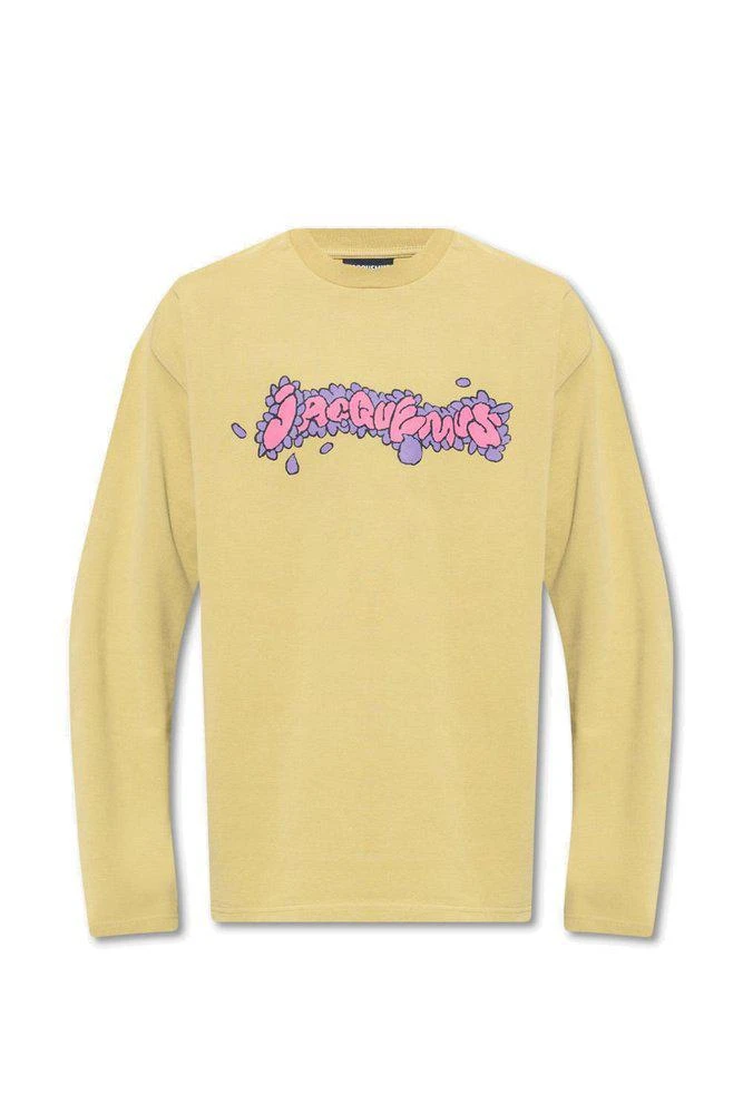 商品Jacquemus|Jacquemus Logo Printed Long Sleeved T-Shirt,价格¥862,第1张图片