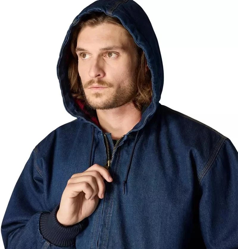 商品Carhartt|Carhartt Men's Denim Duck Active Full-Zip Jacket,价格¥1136,第5张图片详细描述