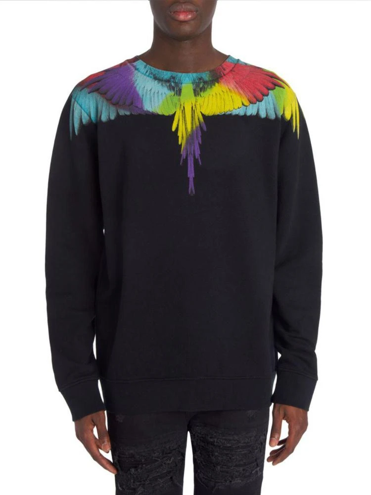 商品Marcelo Burlon|Nicolas Long Sleeve Printed Sweatshirt,价格¥982,第1张图片