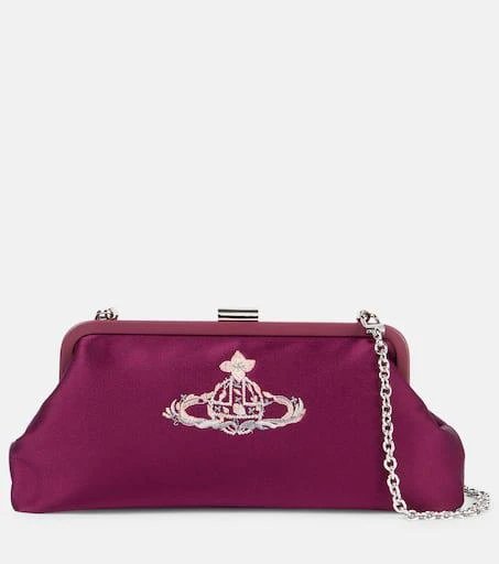 商品Vivienne Westwood|Dorothy embroidered satin clutch,价格¥4470,第1张图片