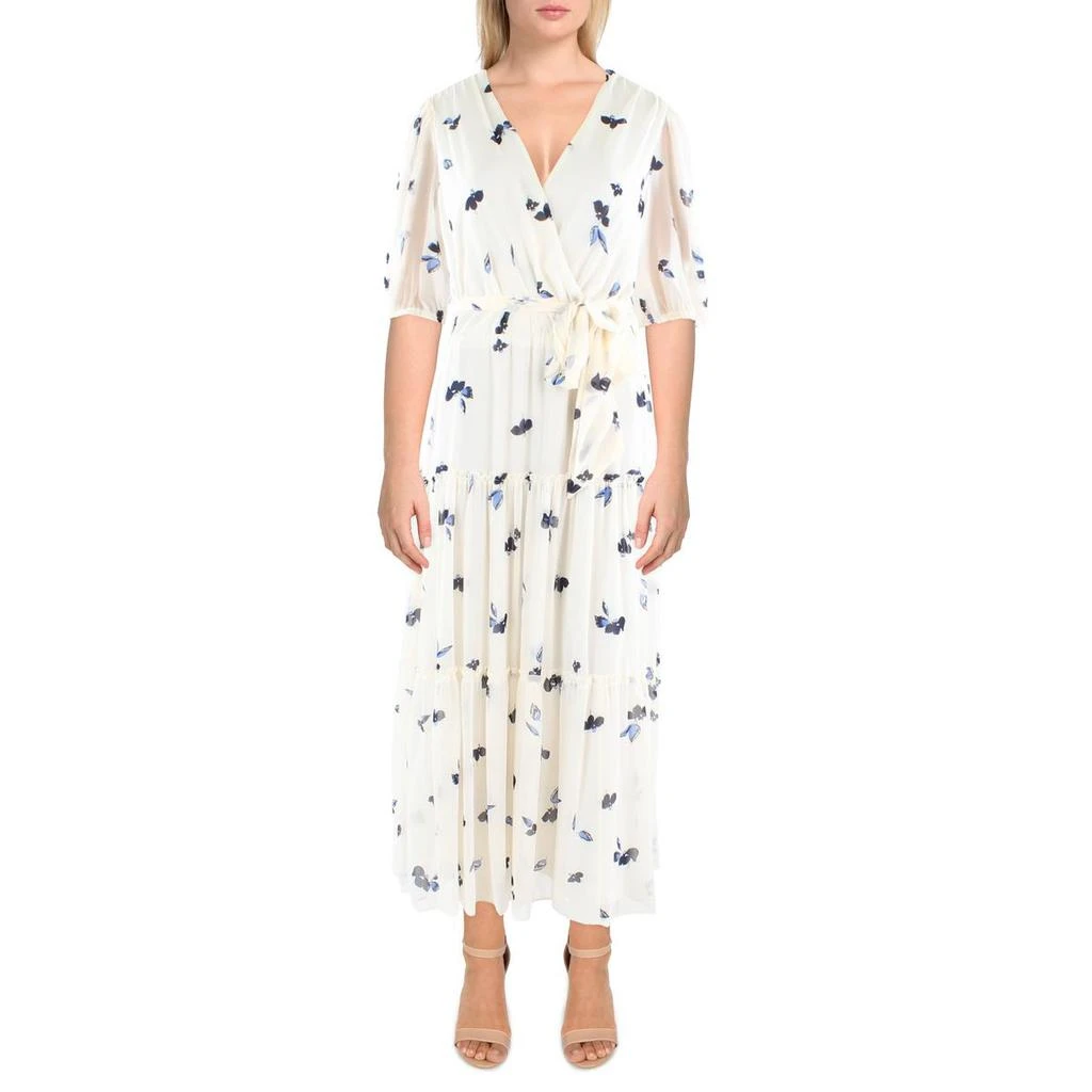 商品Ralph Lauren|Lauren Ralph Lauren Womens Printed Sheer Shift Dress,价格¥285,第1张图片