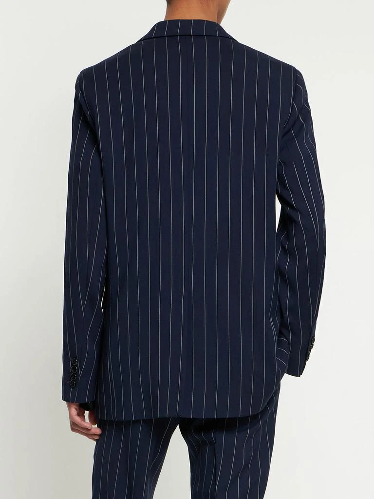 商品AMI|Pinstripe Wool Gabardine Blazer,价格¥3847,第2张图片详细描述