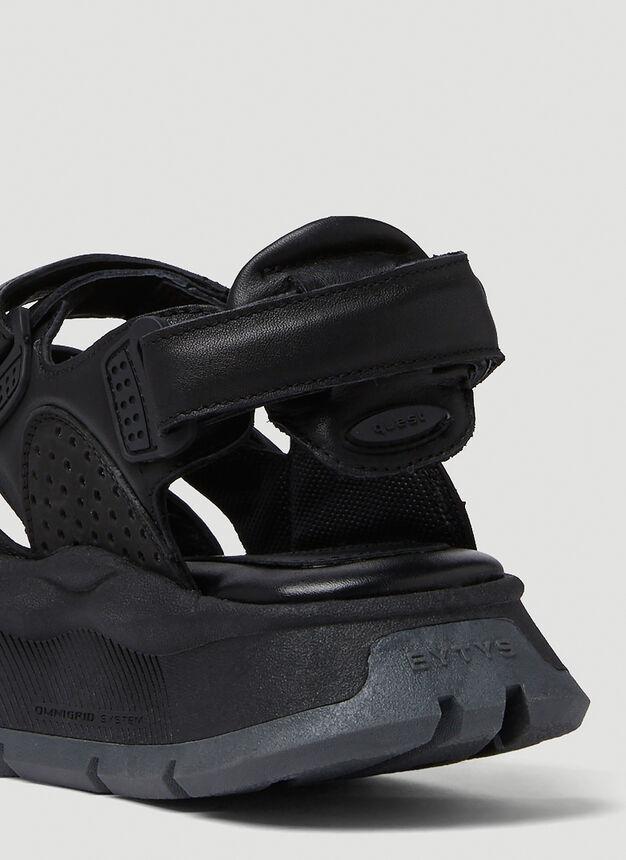 Quest Platform Sandals in Black商品第5张图片规格展示